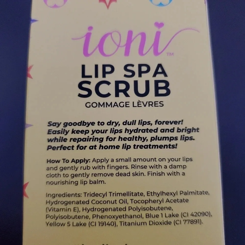 Ioni Lip Spa Scrub Exfoliant Plump Lips